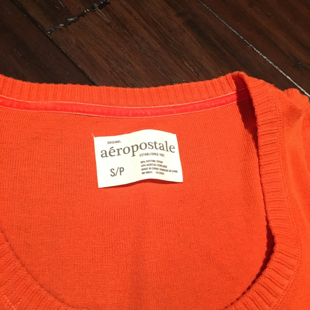 Orange Cardigan